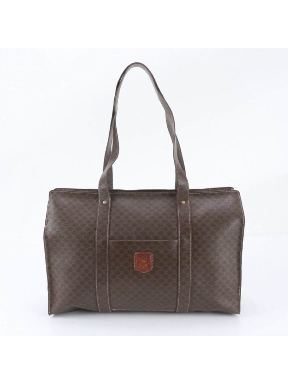 Celine Macadam Leather Tote Bag Shoulder Business